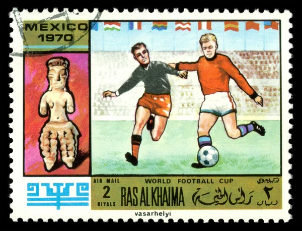 Postage stamp. World football cup