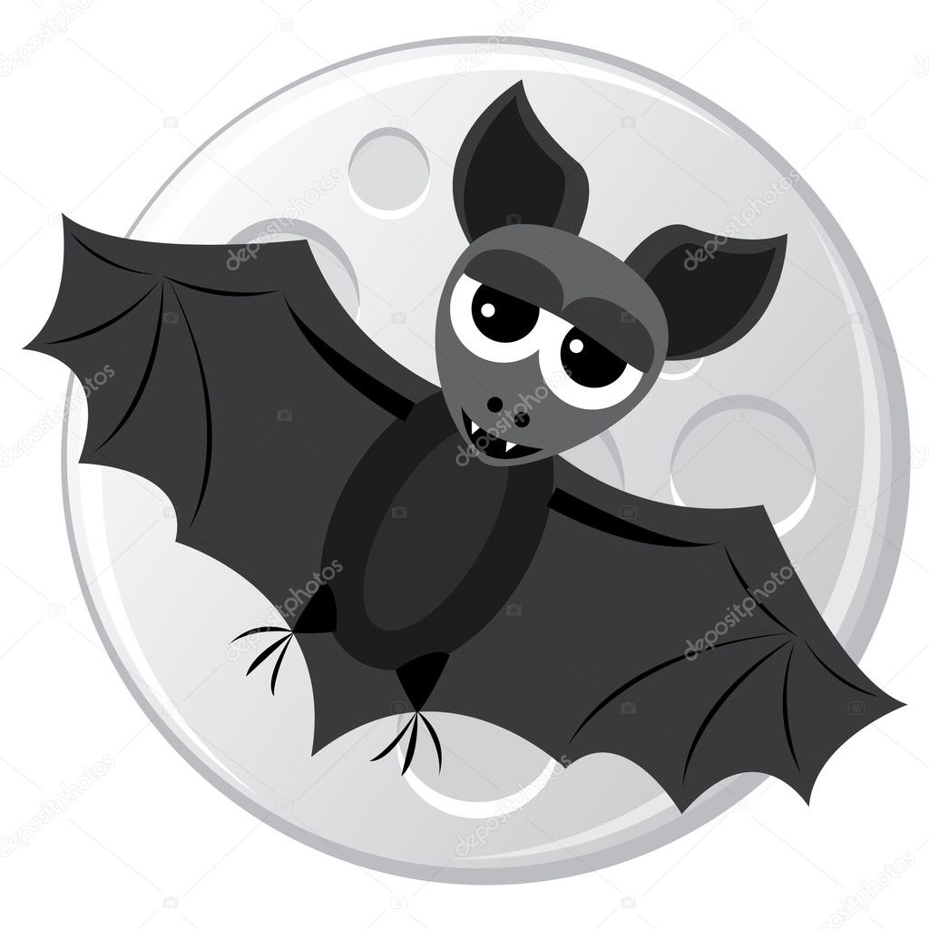 Flying Bat Cartoon