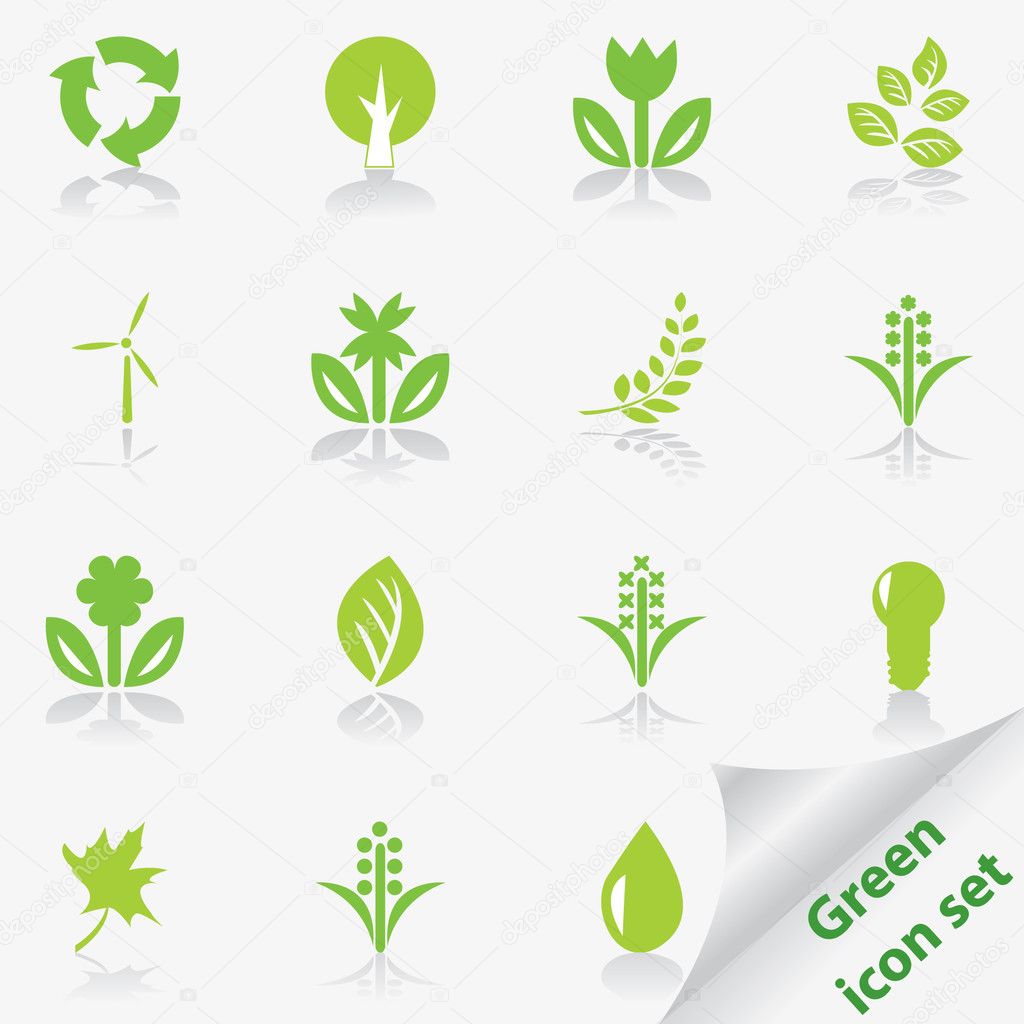 Green Icon Set