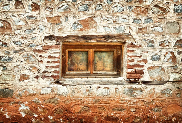 The window of an old abandoned house