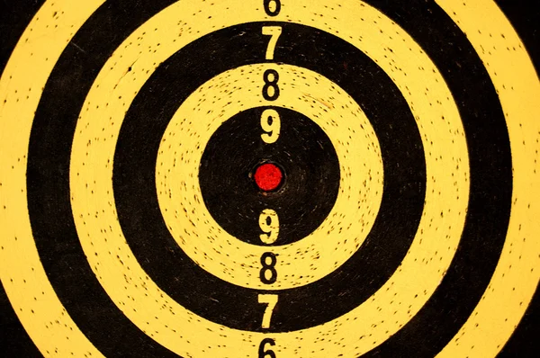 Dartboard target with numbers