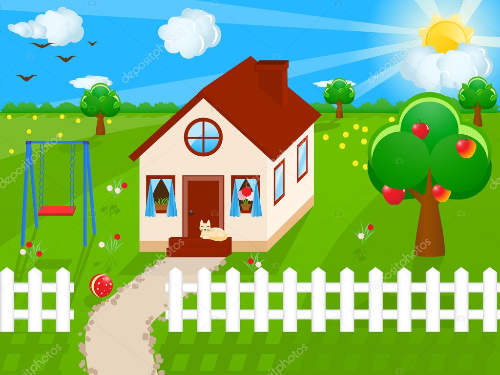 clipart country house - photo #48