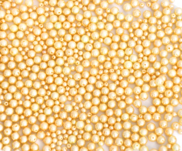 Golden pearls background