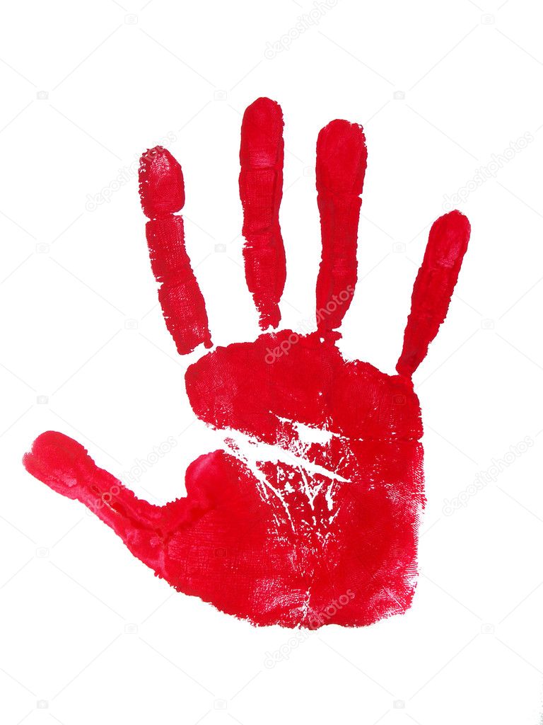Red Handprint