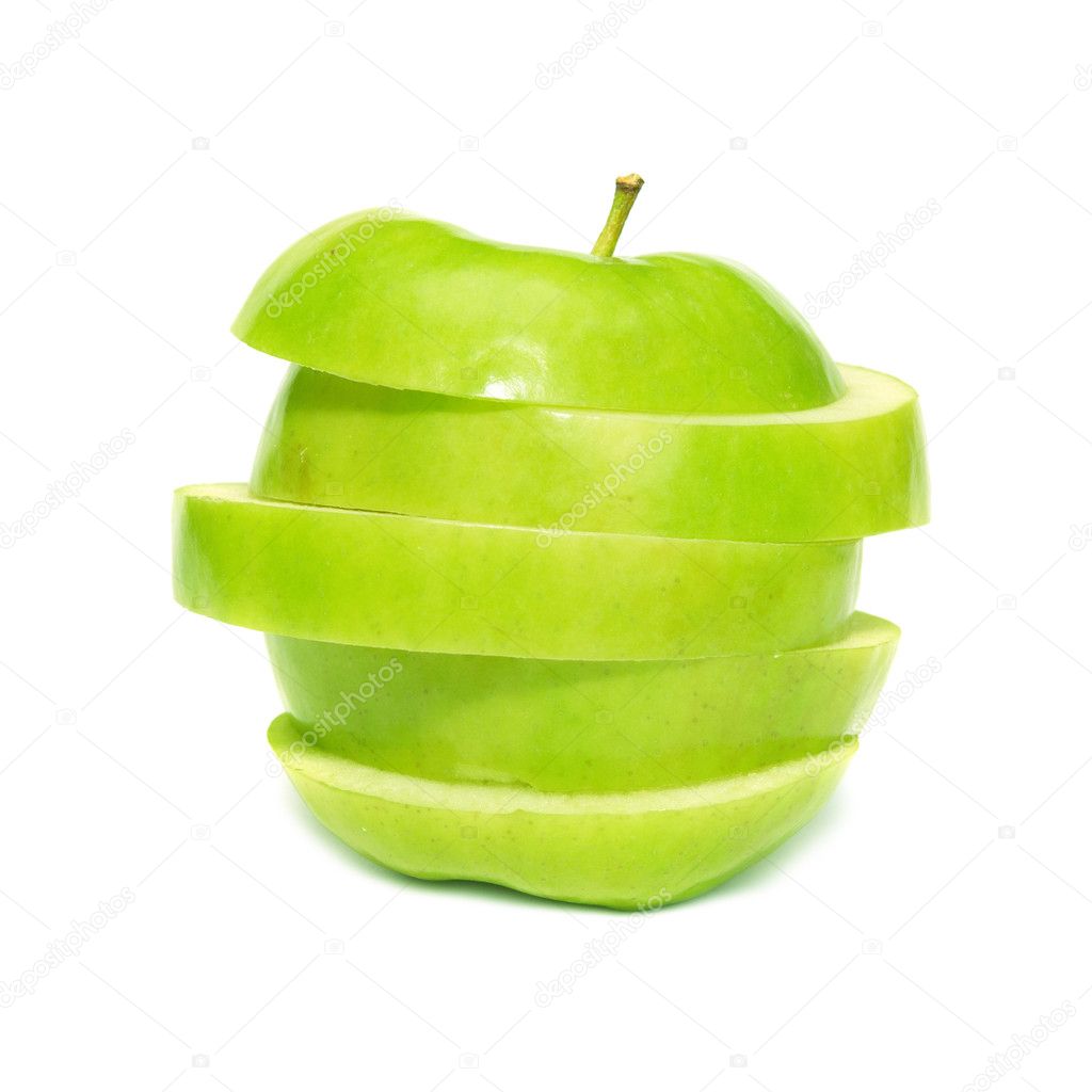 Green Apples Sliced