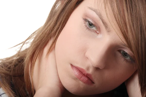 Teenage girl depression by