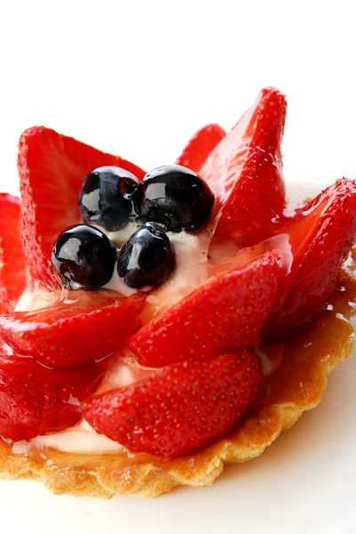Dessert fruit cake with strawberry