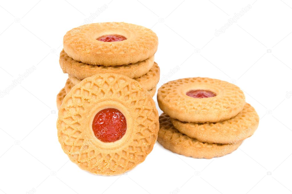 Biscuits with fruit jam — Stock Photo © alll32 2172231