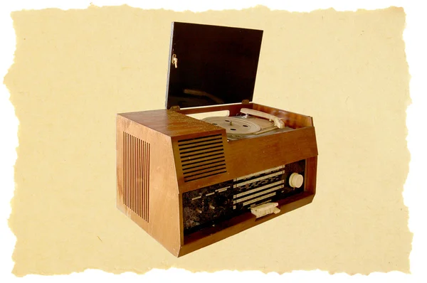 Broken old retro radio