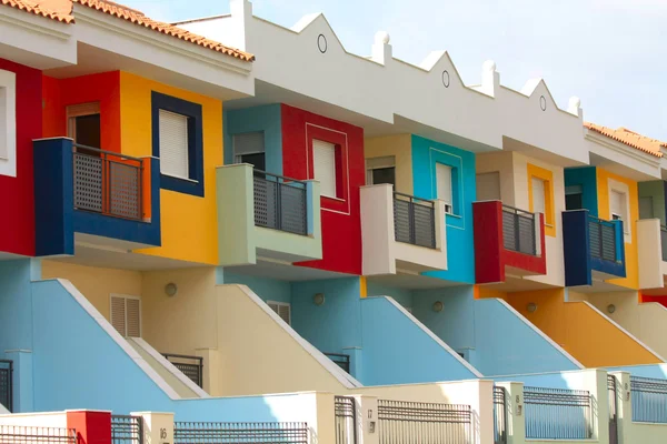 Colored houses in Tenerife