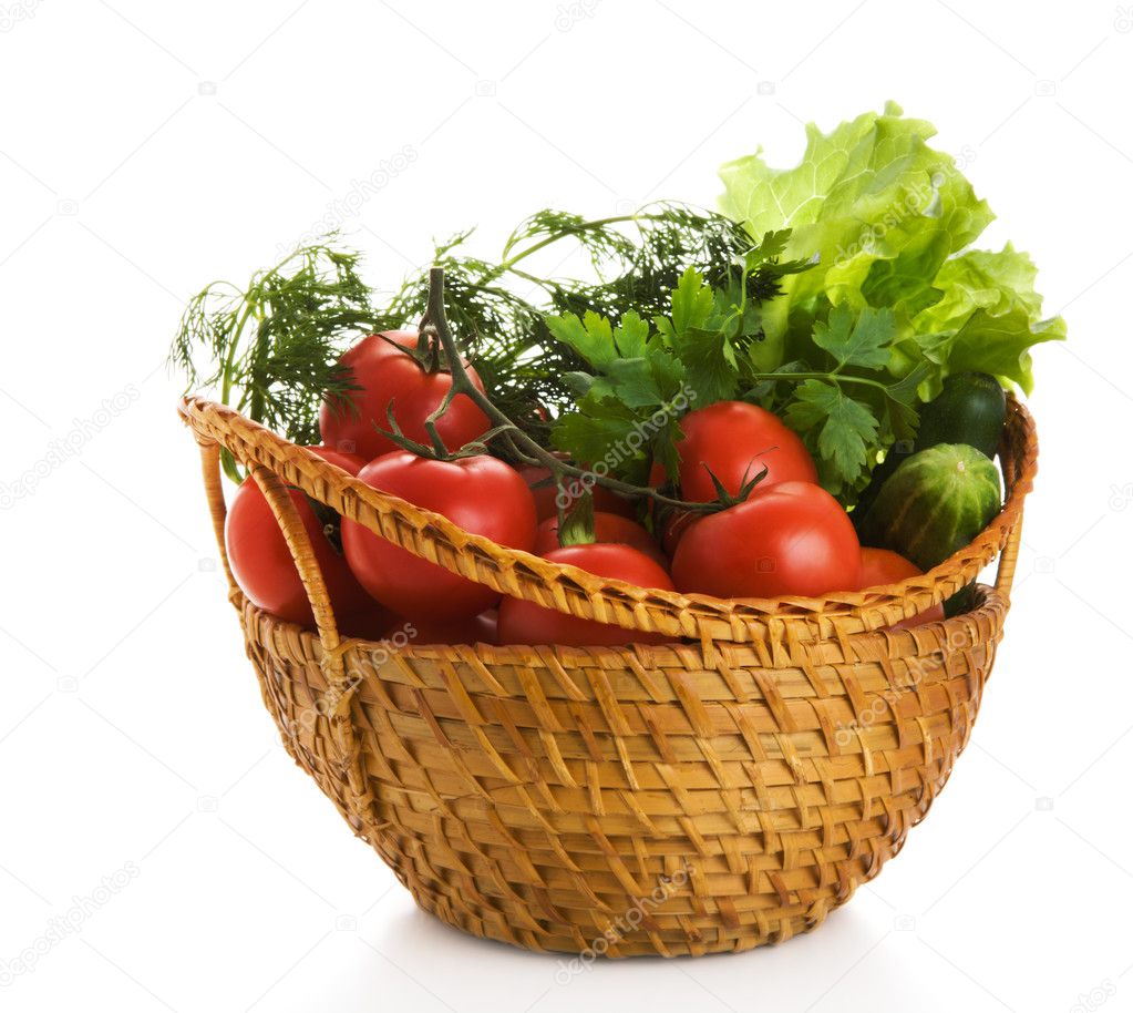 Basket Of Vegetables