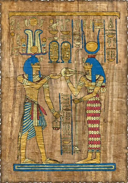 Beautiful egyptian papyrus