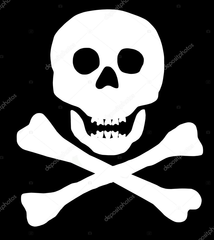 crossbone and skull