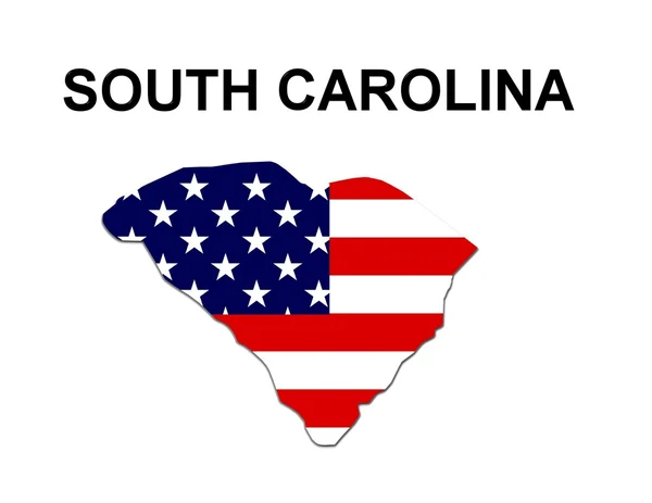USA State Map South Carolina