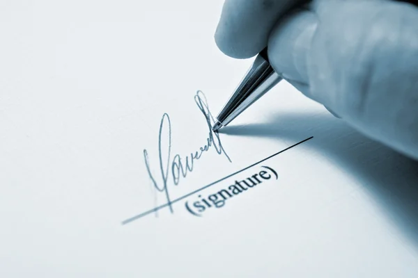 The signature