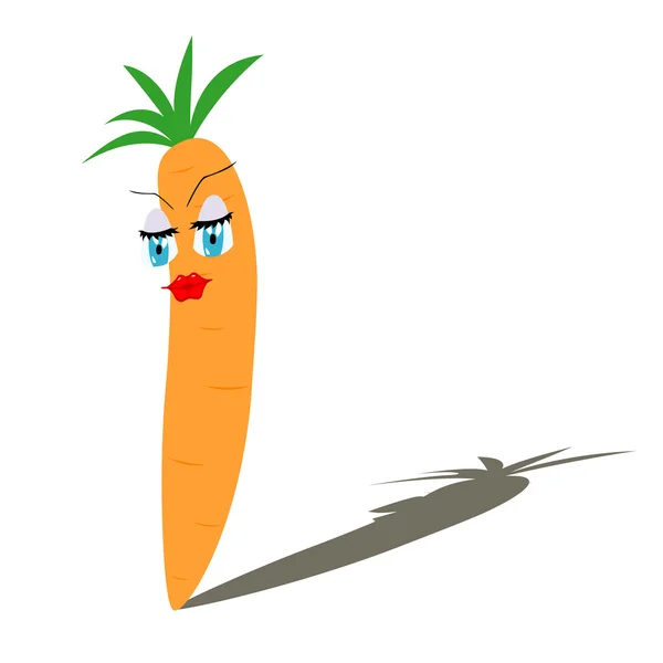 cartoon carrot. Cartoon carrot