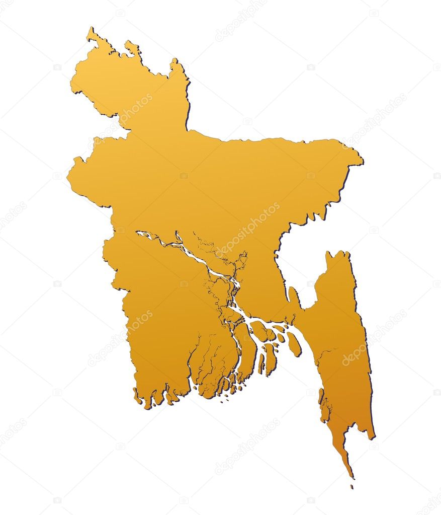 Bangladesh Map Outline