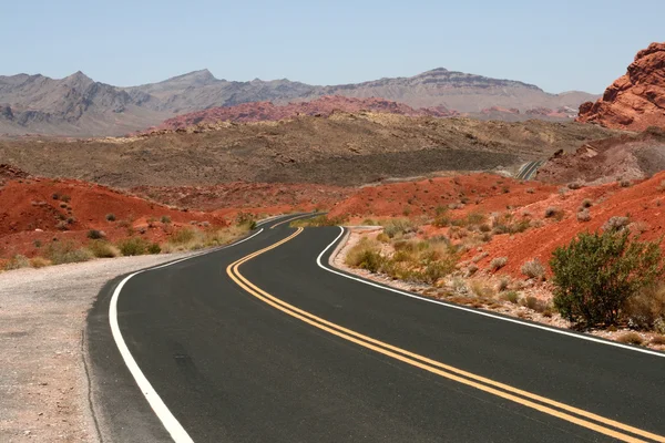 Road in Valley of Fire Nevada