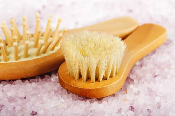 Wooden brushes for body massage