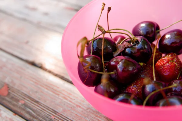 Stock Photo | Cherries and Strawberries. Cherries and Strawberries