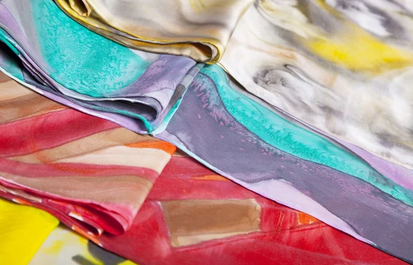 Colorful silk scarfs — Stock Photo #2631338