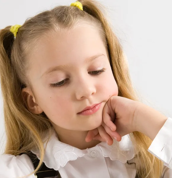 Young schoolgirl portrait by Pawe Worytko Stock Photo