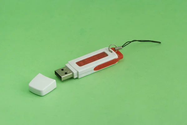 USB flash drive isolated on background