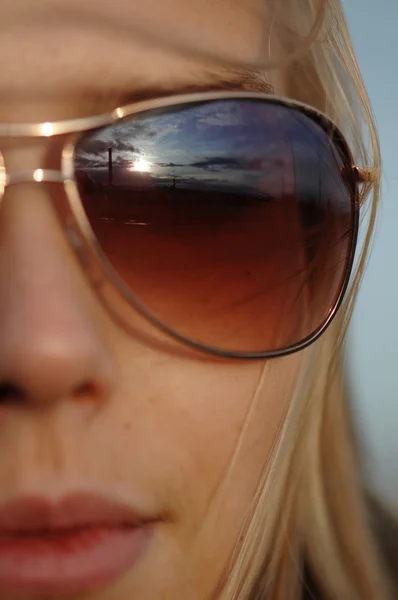 Girl in sun glasses