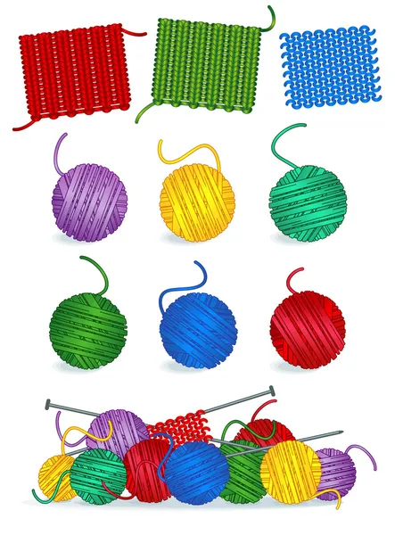 Knitting design elements