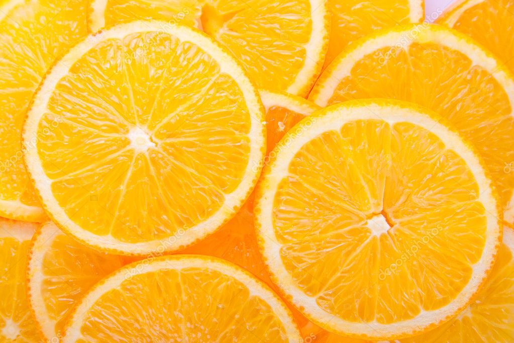 Orange Slice Background