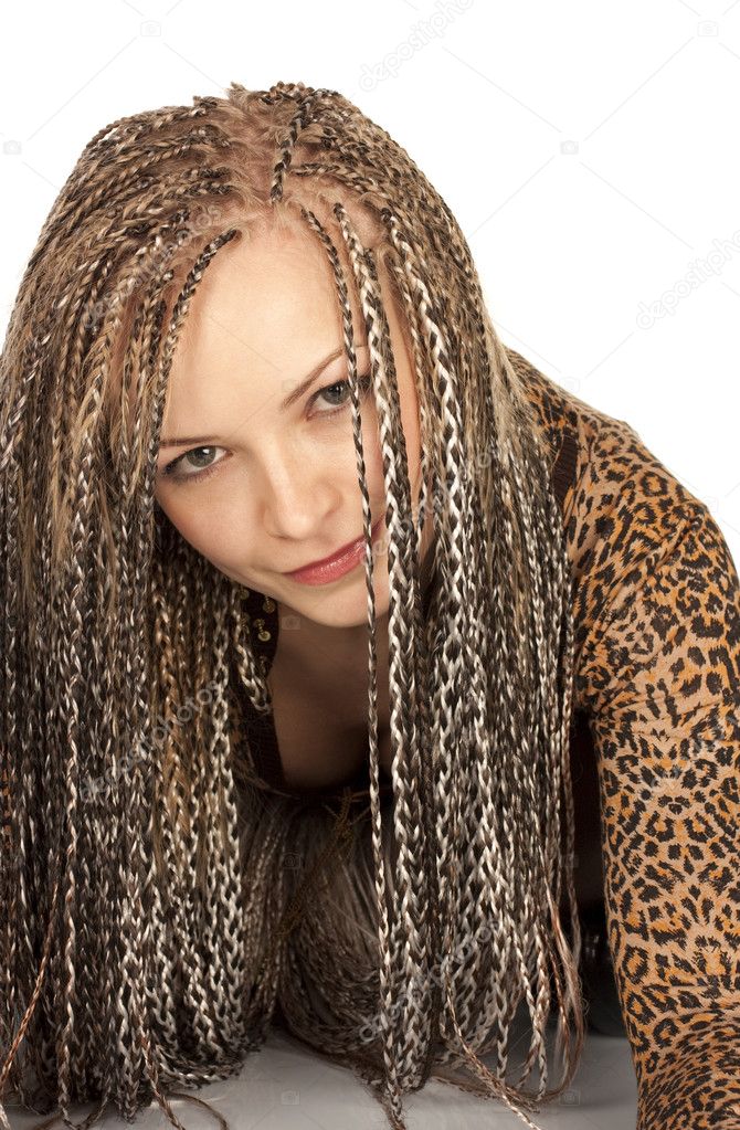 white girl dreads