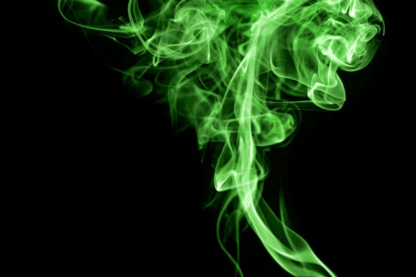 Green smoke cloud