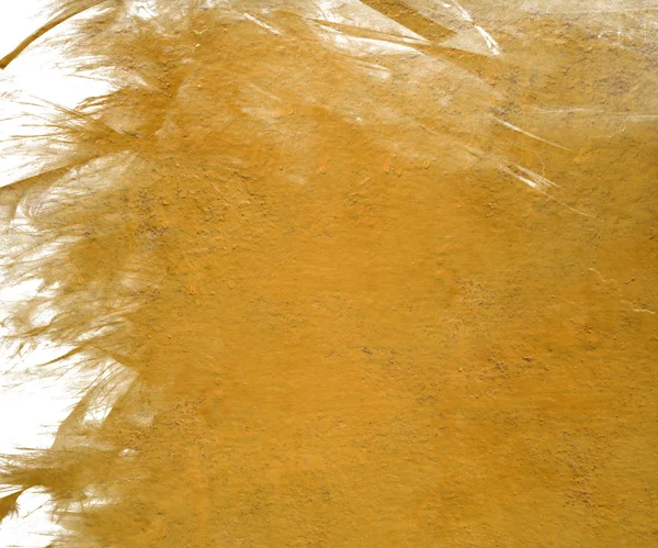 Yellow cloudy gloss paint background