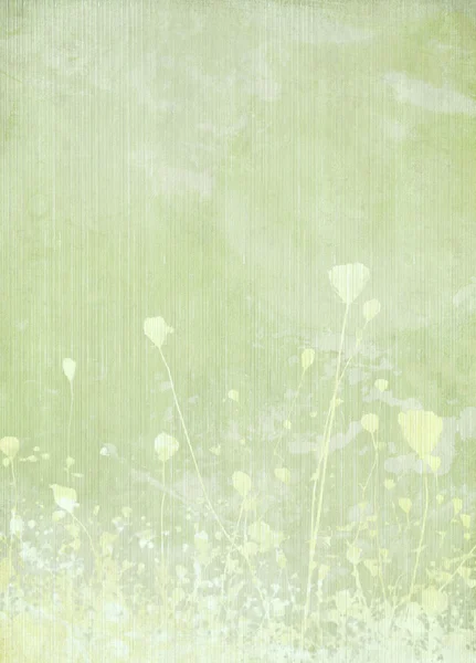 Meadow flower green background