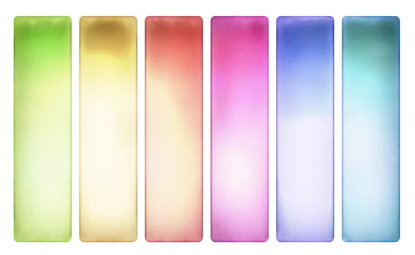 Candy color textured banner set