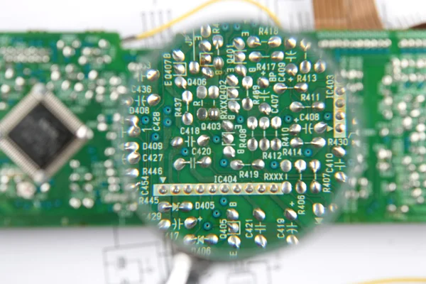 Circuit board close-up