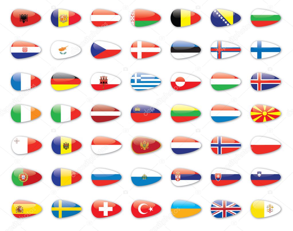 all country flags