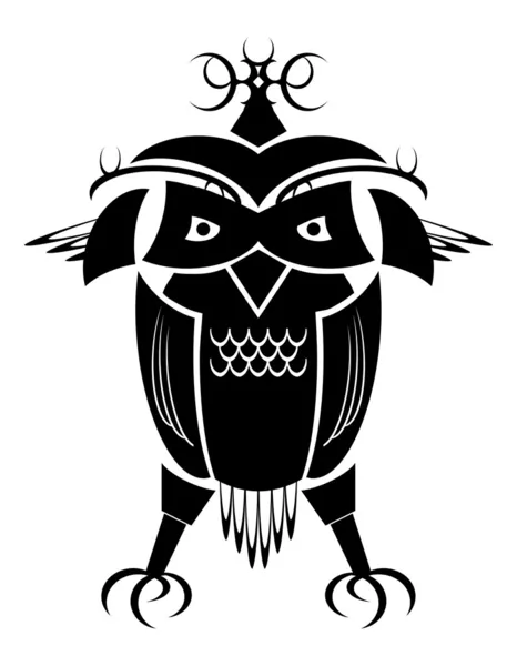 Tribal owl by jeanlouis bouzou Stock Photo Editorial Use Only