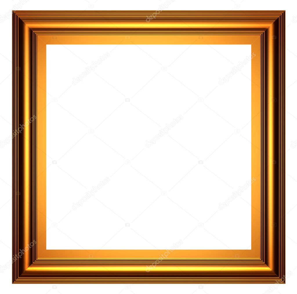 Square Frame Gold