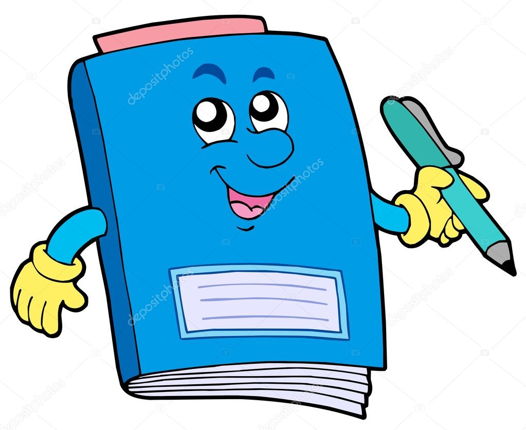 Exercise Book Cartoon Exercise Book Cartoon