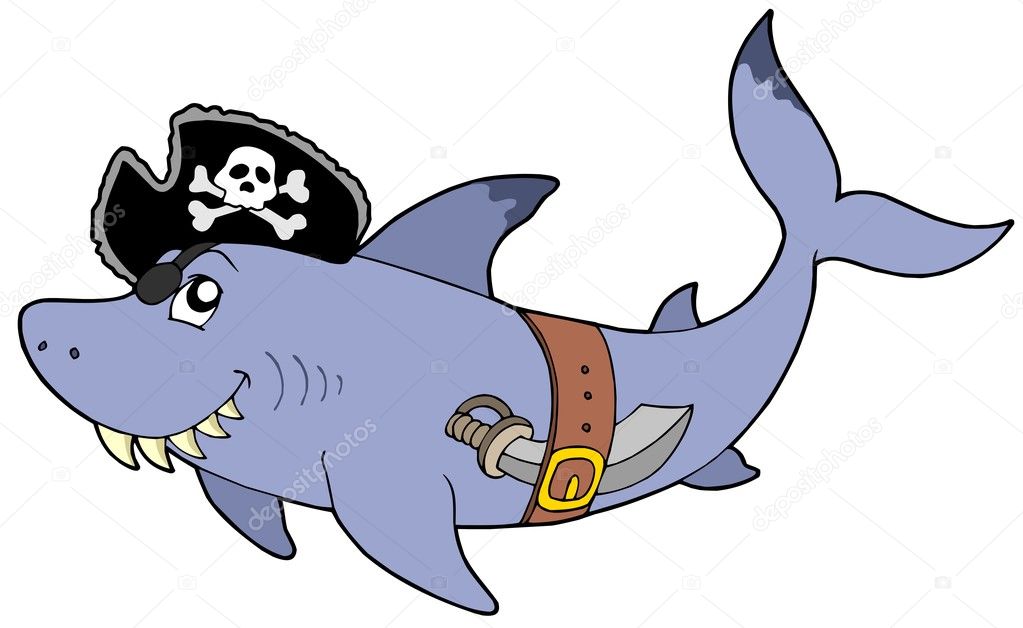 Cartoon Of Shark