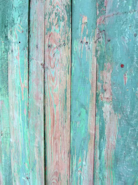 Vintage green wood wall