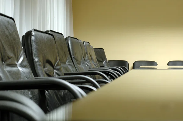 Chairs in the empty conference room