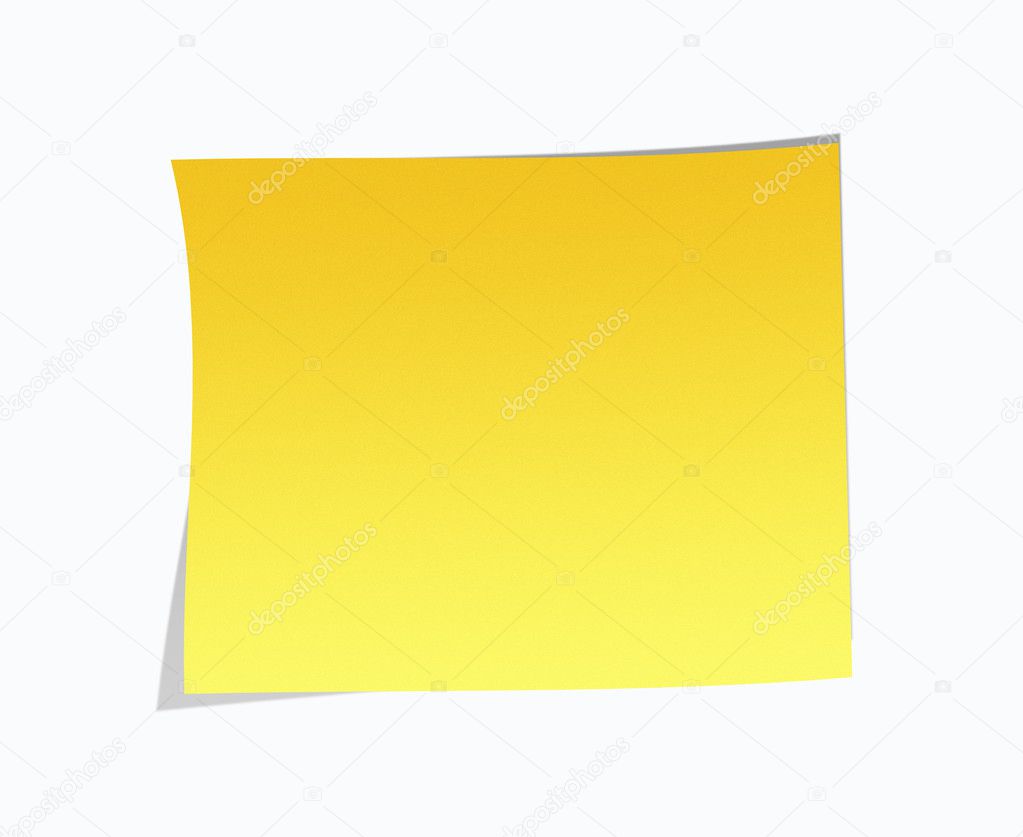 Yellow Note Paper