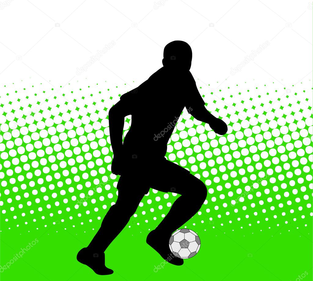 Jugador de fútbol en el fondo abstracto u2014 Vector stock u00a9 nebojsa78 #2662092 Artesanato Lembrancinhas Passo A Passo ~ Jugador de fútbol en el fondo abstracto u2014 Vector stock u00a9 nebojsa78 #2662092
