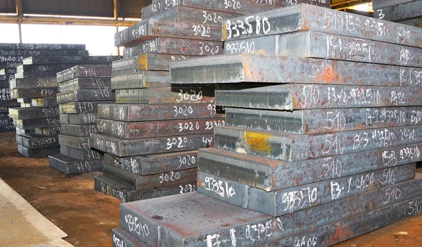 Piles of steel sheet
