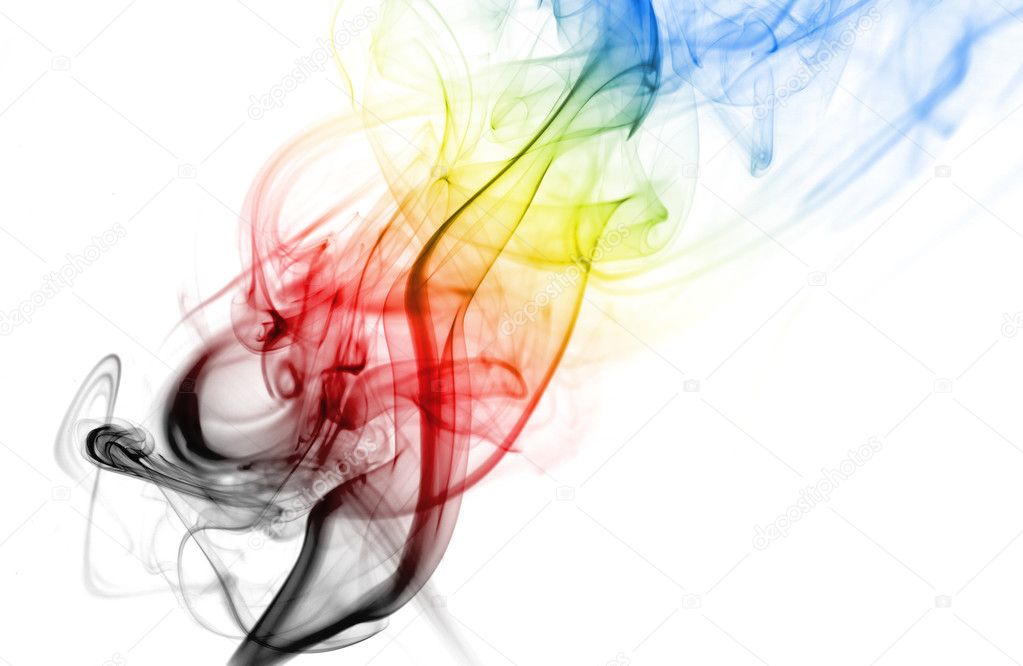 colorful smoke photography