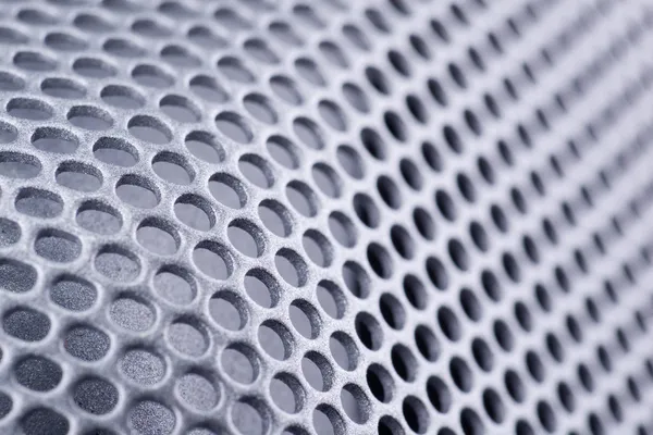 Curved perforated metal