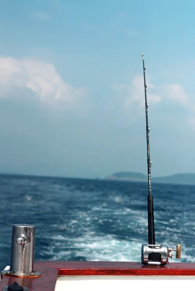 Fishing rod and bollard