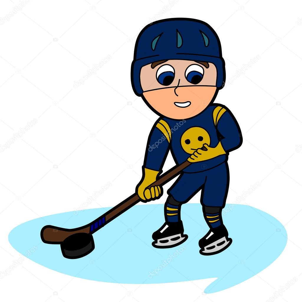 Hockey Skate Cartoon